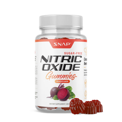 Snap Supplements Nitric Oxide Beet Root Gummies - Support Healthy Blood Circulation