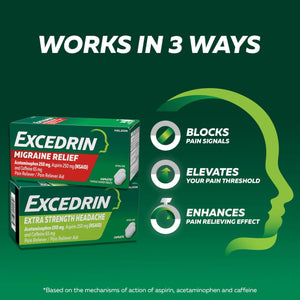 Excedrin Extra Strength Pain Relief Caplets – Headache Relief – 100 Count ExcedrinBuy Supplements Australia