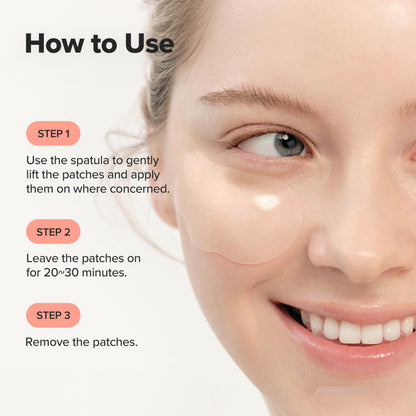 Beauty of Joseon Revive Eye Patch (60 Sheets/30 Pairs) – Retinal & Ginseng Hydrogel Masks for Dark Circles, Wrinkles & Depuffing | Korean Skincare