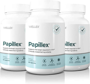 Papillex Dietary Supplement Tablets All Natural Immune Support - Immunity Defense - Best Immune System Booster - Organic 60 Capsules Bottle (3 Pack)