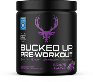 Bucked Up Pre Workout - Best Tasting - 6 Grams Citrulline, 2 Grams Beta Alanine Non Proprietary Blend, Powder (Strawberry Kiwi)