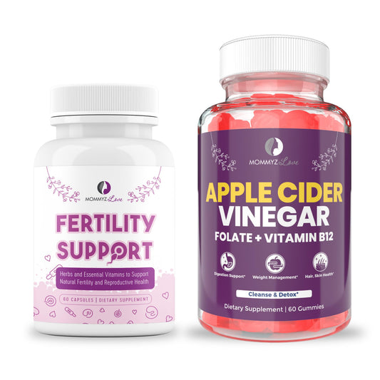 Myo-Inositol Conception Fertility Prenatal Vitamins for Healthy Ovarian Function plus Apple Cider
