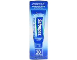 Salonpas Deep Pain Relieving Gel, 2.75 Oz (Pack of 2) SalonpasBuy Supplements Australia