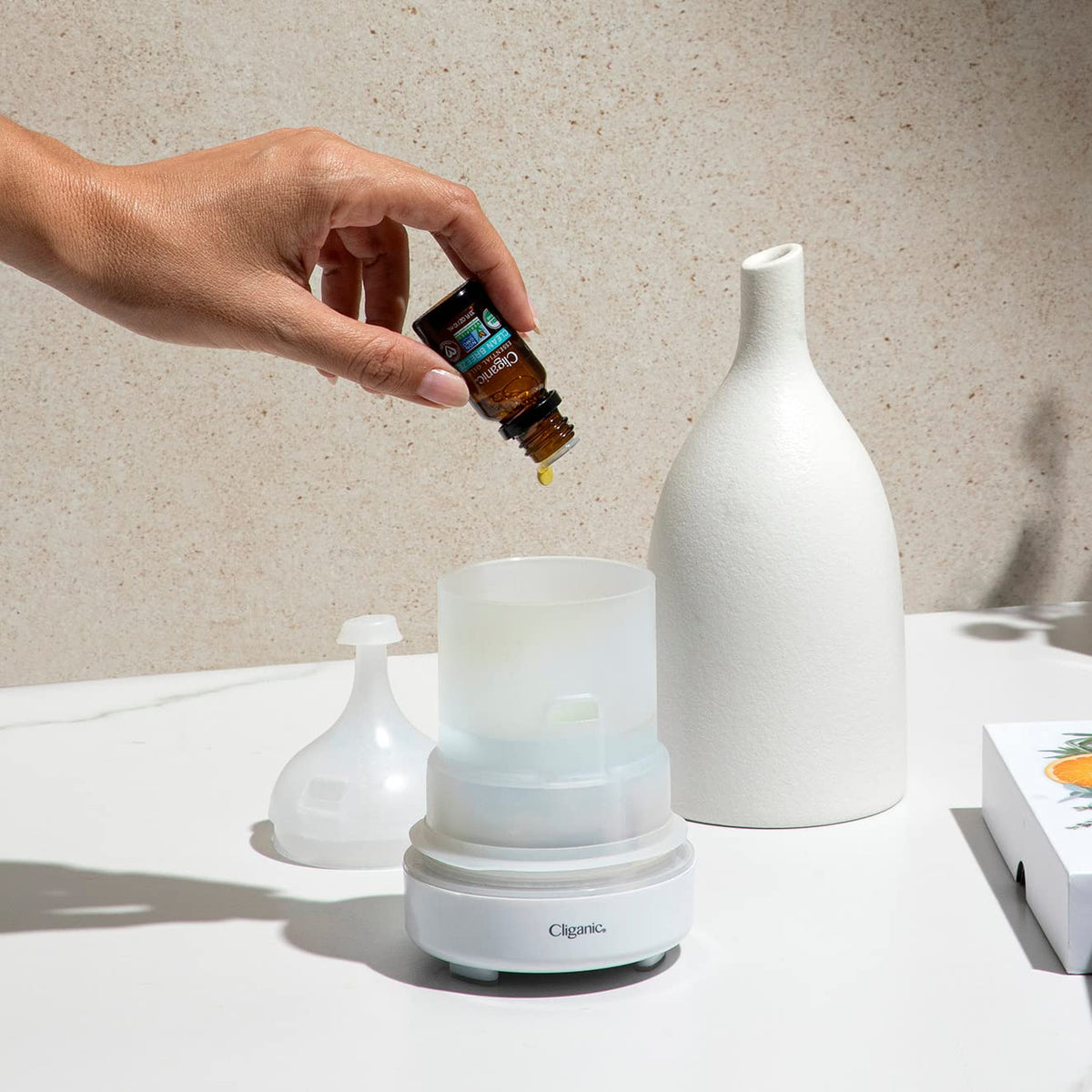Cliganic Organic Peppermint Essential Oil - 100% Pure Natural for Aromatherapy Diffuser