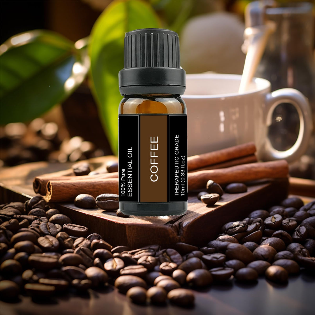 Wehnniee 3pcs Aroma Essential Oils Set- 3 x 10 ml (Coffee, Vanilla, Garnetberry)