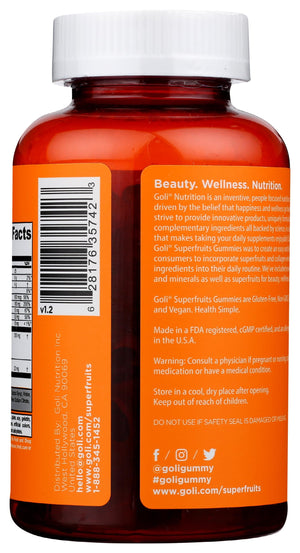 Goli Nutrition, Gummies Superfruits Mixed Fruit, 60 Count GoliBuy Supplements Australia