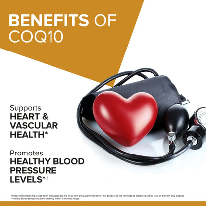 Qunol Liquid CoQ10 100mg, Superior Absorption Natural Supplement Form of Coenzyme