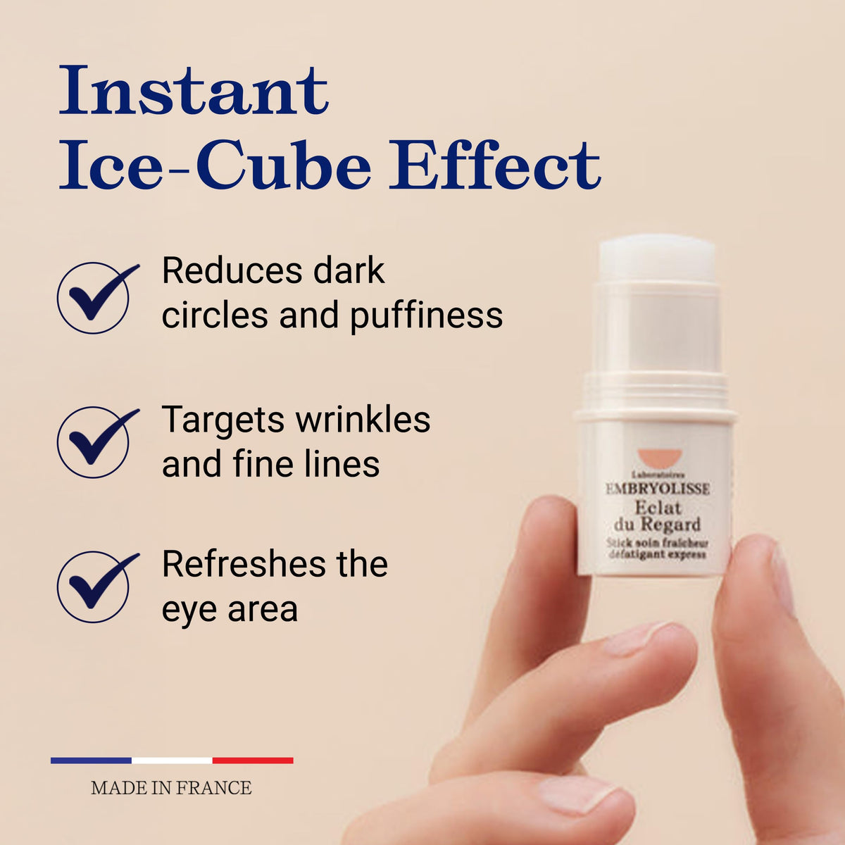 Embryolisse Radiant Eye Stick - Cooling Eye Treatment & Makeup Primer (4.5ml)