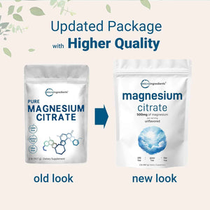 Magnesium Citrate Powder, 2lbs - Unflavored Magnesium Supplement - Relaxation and Nutrient Utilization - Easily Absorbed Formula - Non-GMO, Vegan, Gluten Free