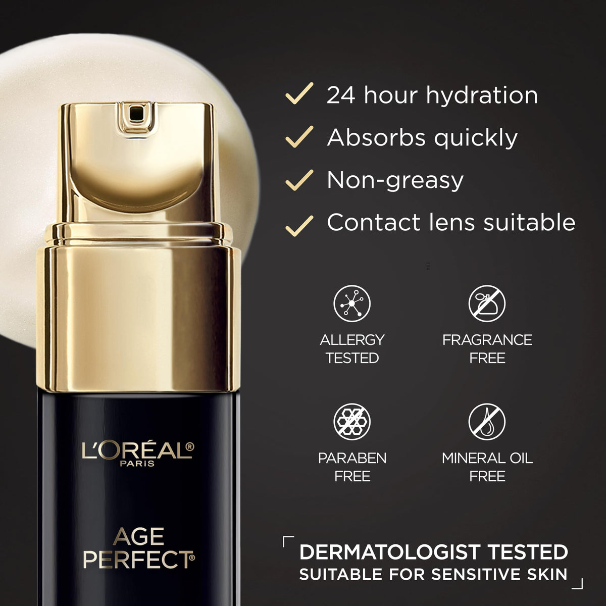 L'Oreal Paris Age Perfect Cell Renewal Eye Cream (0.5 fl oz) – Advanced Anti-Aging Treatment for Dark Circles & Puffiness