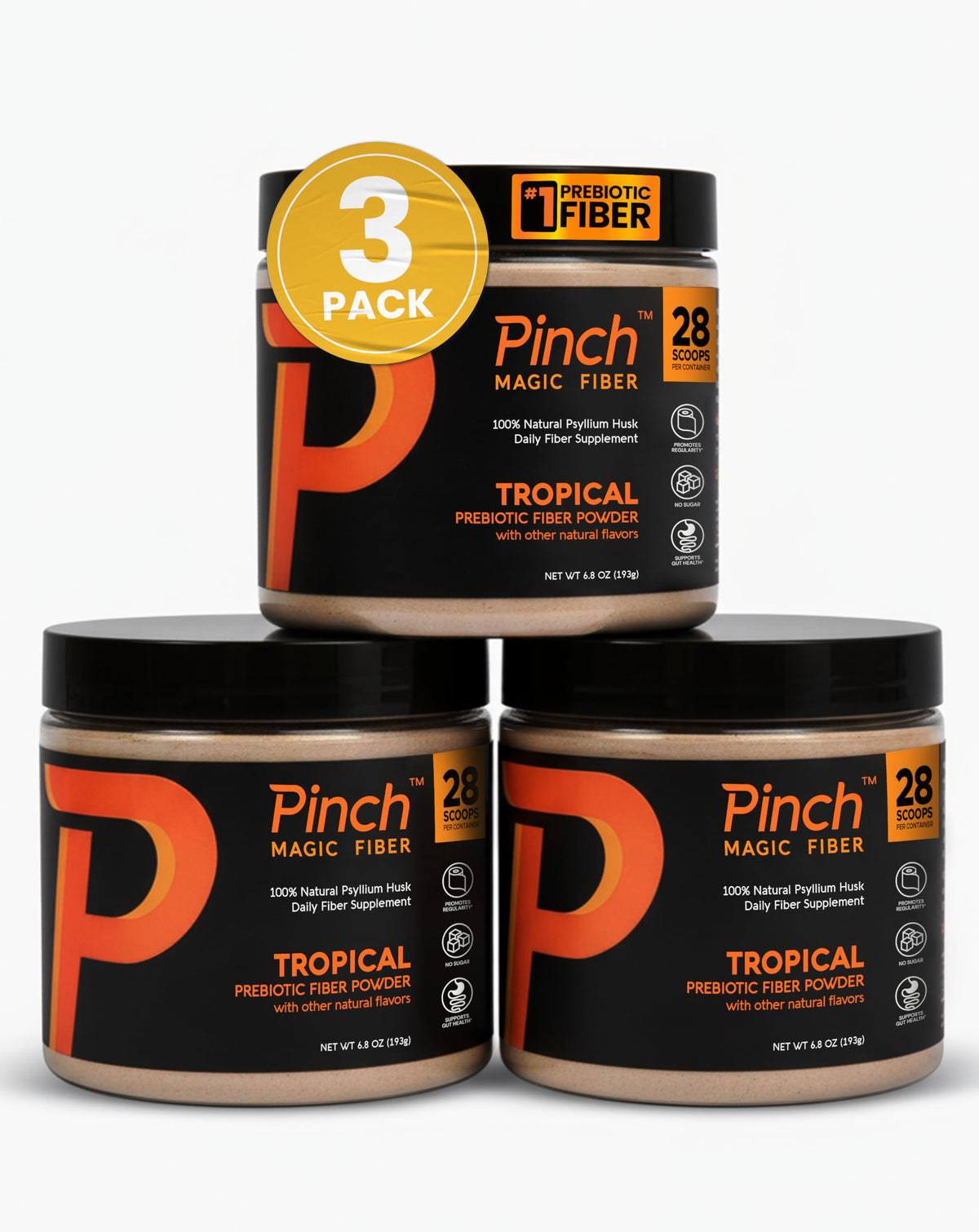 Pinch Magic Fiber - Tropical 3-Pack