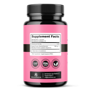 Fertili-t Female (90 Caps) Natural Fertility Support, Hormonal Balance & Prenatal Vitamins for Women, Conception Support, Natural Fertility Supplement with Aguaje & Red Maca (30-Day Supply) (1) AURA VITAMINS buy supplements Au