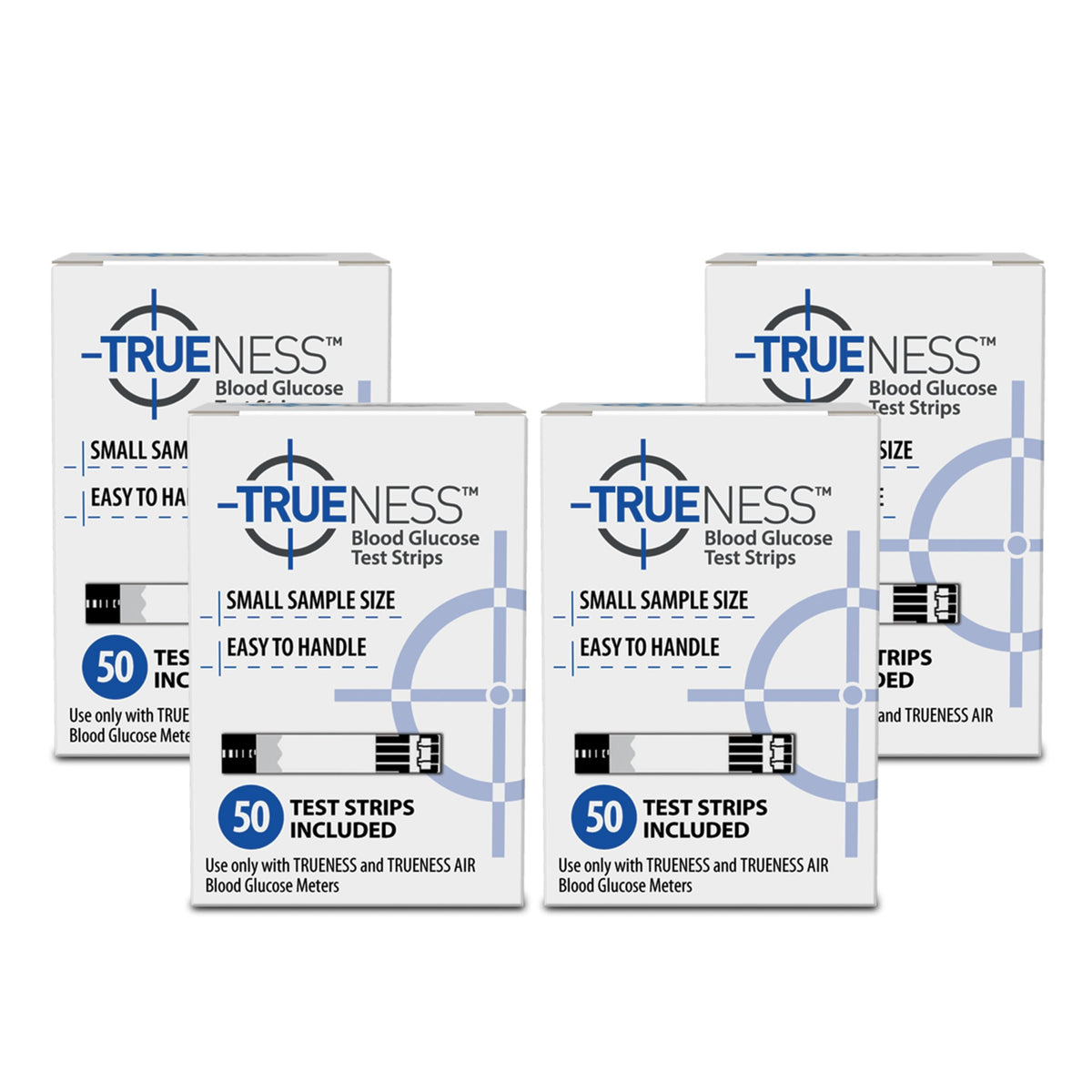 TRUENESS Blood Glucose Test Strips, 50 Count - Blood Glucose Test Strips Compatible with TRUENESS Family of Self Monitoring Blood Glucose Meters, Fast 5 Second Results