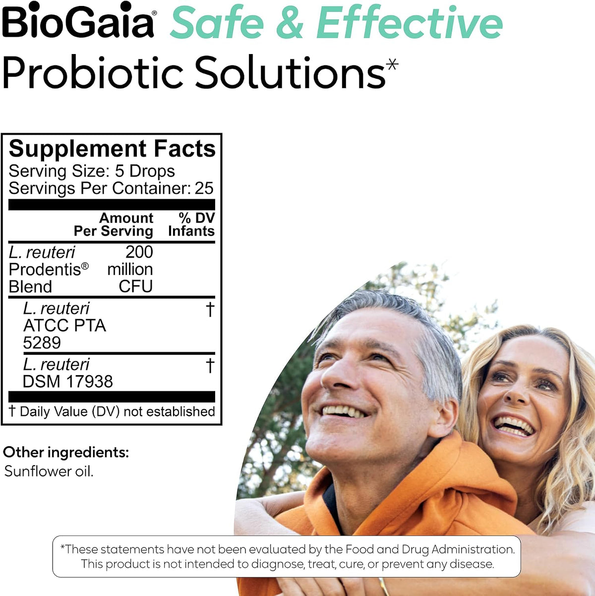 BioGaia Prodentis Oral Probiotic Drops for Teeth & Gums and Bad Breath - Dental Hygienist-Recommended - Promotes Healthy Gums & Improves Oral Health - Fights Bad Breath - Dental Probiotic 5mL
