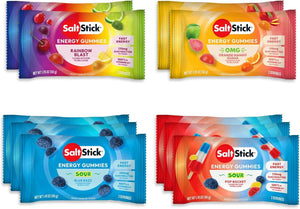 SaltStick Energy Chews Energy Gummies Variety Pack 10 Bags/ 20 Servings