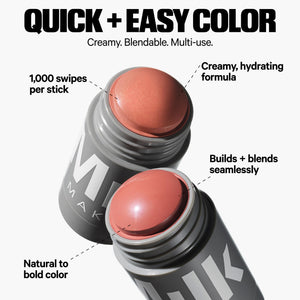 Milk Makeup Lip + Cheek Stick – Buildable Cream Blush + Lip Color w/Hydrating Mango Butter + Avocado Oil for a Natural Flush – Long-Lasting, Multiuse, Vegan Formula – Werk (Dusty Rose), 0.21 oz Milk MakeupBuy Supplements Australia