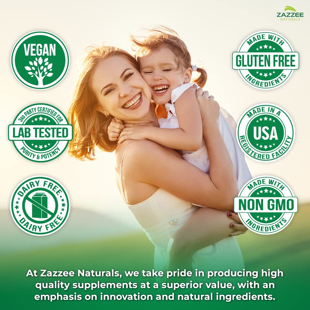 Zazzee USDA Organic Vitex, 500 mg Strength, 120 Vegan Capsules, 4 Month Supply
