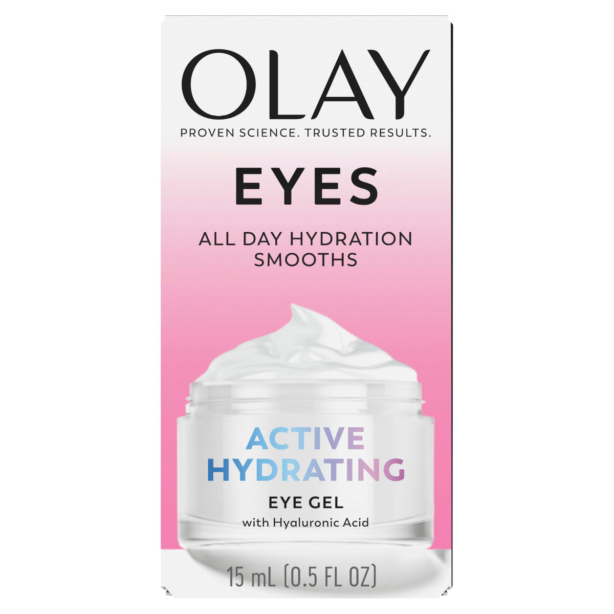Olay Active Hydrating Eye Gel – Fragrance-Free Hyaluronic & Niacinamide (15g)
