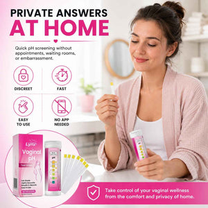 Vaginal pH Test Strips for Women - 50 Count - BV, Yeast & UTI Risk Screening - pH Range 4.0-8.0 - Easy Home Feminine Care Balance Check