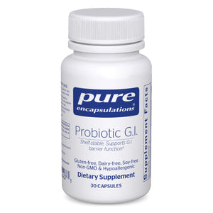 supplement products​Pure Encapsulations Probiotic G.I. - Shelf Stable Probiotic for Intestinal Health & Gastrointestinal Support* - with Lactobacillus & Bifidobacterium - 30 Capsules - JerryCherryUSA