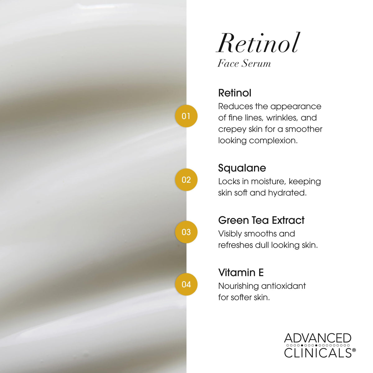 Advanced Clinicals Retinol Serum – Anti-Aging & Renewing Duo (52ml x 2)