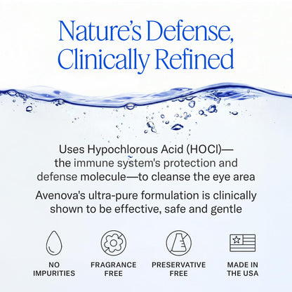 Avenova Eyelid Spray Cleanser for Lid & Lash, 20 ml (3-Pack)