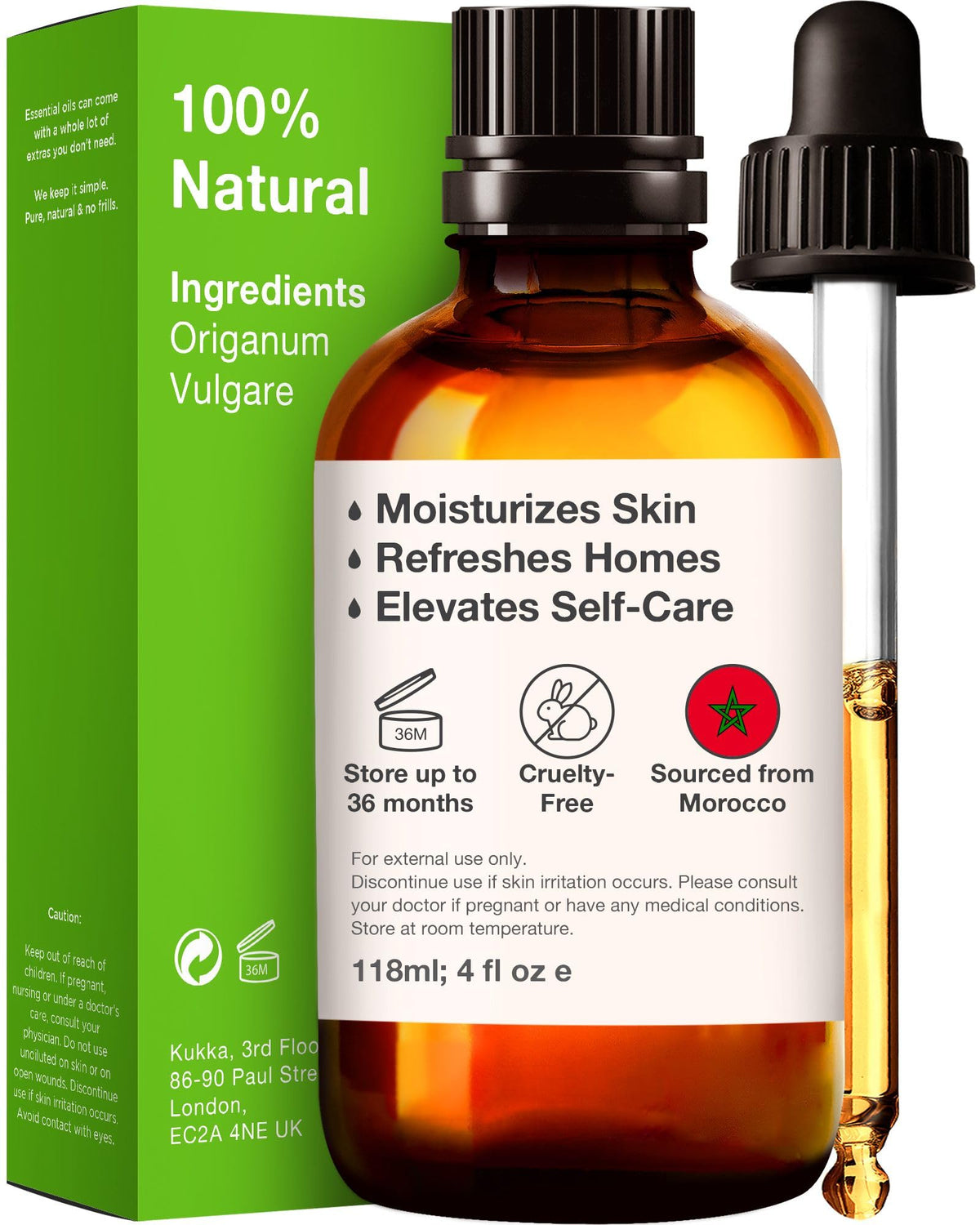 KUKKA Oregano Oils - Natural Oils (4 fl oz)
