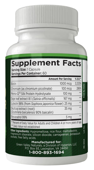 GREEN VALLEY NATURALS - Advanced Brain Power - Supports Healthy, Normal Brain Function, Focus and Concentration, clinically formulated to Support Healthy Brain Clarity. (1 Bottle, 60, Count) GREEN VALLEY NATURALS buy supplements Au