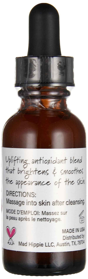 Mad Hippie Vitamin C Serum for Face - C + E + Ferulic Acid, Hyaluronic Acid, Stable Low-Irritation Formula, Brightening, 1.02 Fl Oz