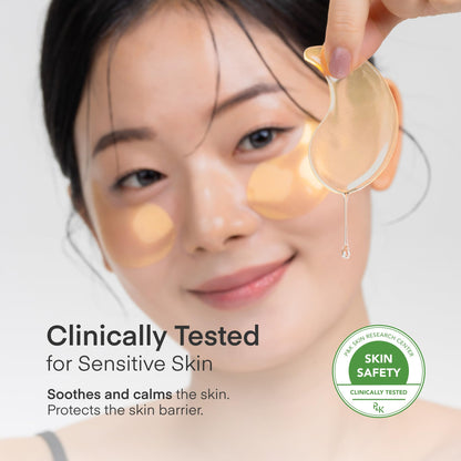 TEREZ & HONOR 24K Gold Retinol Eye Masks - 60 Hydrogel Patches (30 Pairs)
