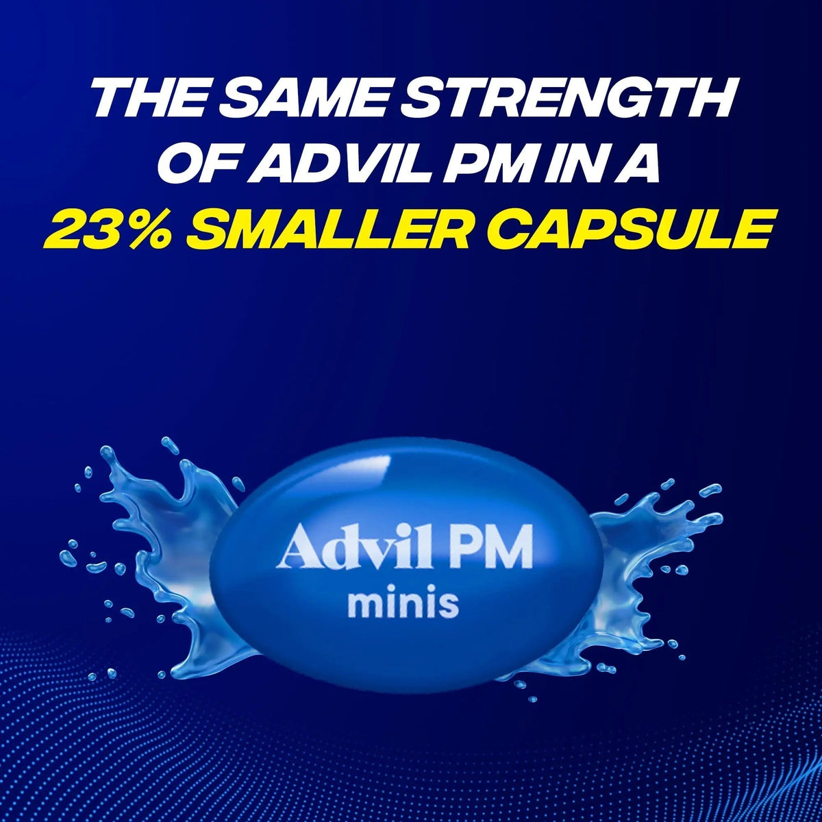 Advil PM Liqui-Gels Minis, 80 Liquid Filled Capsules AdvilBuy Supplements Australia