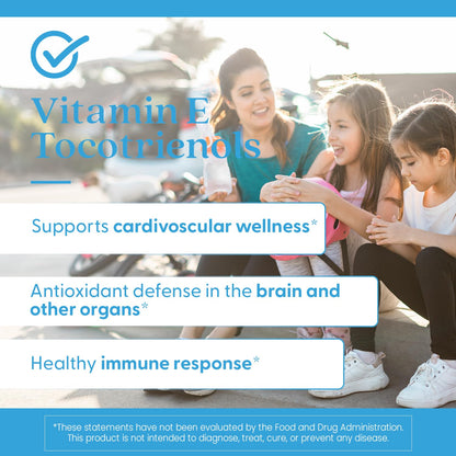 Doctor's Best Vitamin E Tocotrienols contains TocoGaia ULTRA bioenhanced full spectrum vitamin E complex, 60 Count