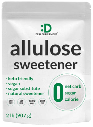 Allulose Sweetener 6 Pounds - Natural Sugar Substitutes, No Aftertaste - Keto Friendly, Vegan, Zero Net Carb, Zero Calorie - Great for Cooking & Baking