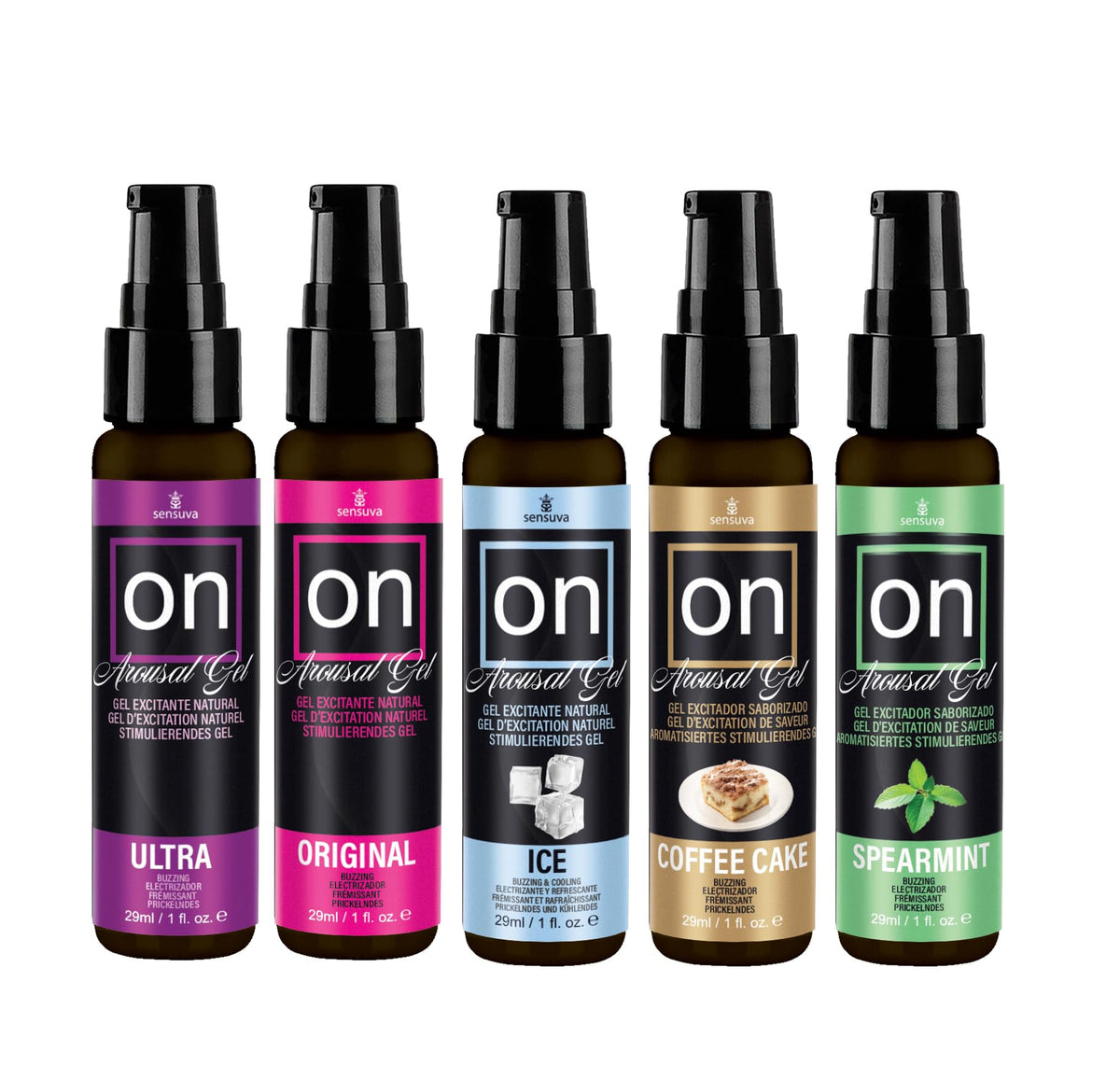 Sensuva On Ice Arousal Gel for Her- Cooling, Tingling, Buzzing, Stimulating Natural Sexual Enhancer 1 fl oz. (29ml) Bottle