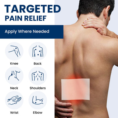 Sumifun 4% Lidocaine Pain Relief Patches 45 Counts Maximum Strength Numbing Gel Patch for Back Knee Neck Joint Ache Muscle Soreness Topical Analgesic