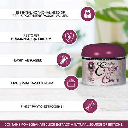 Supersmart - Phyto-Estrogen Cream - with Pomegranate Juice Extract Natural Source of Oestrone