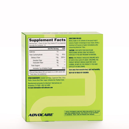 AdvoCare Fiber UNFLAVORED, 10 pouches .42oz each