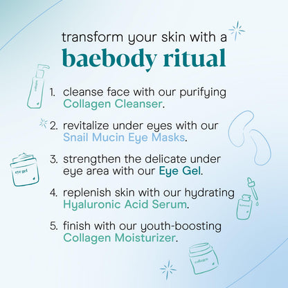 Baebody Advanced Snail Mucin Under Eye Patches (6 Pairs)