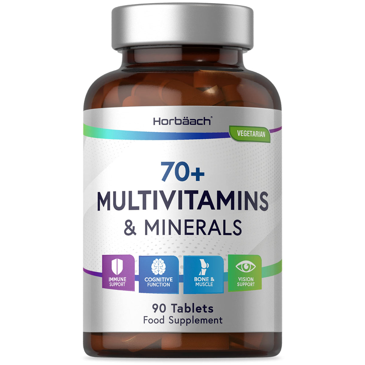 Multivitamin 70 Plus Tablets | 90 Count | with Essential Vitamins and Minerals | for Men and