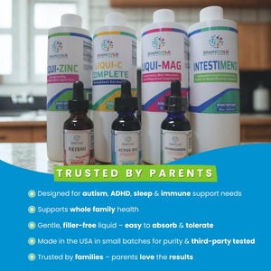 BrainChild Nutritionals Spectrum Support Minerals Liquid Supplement for Autism - Well Absorbed for Kids & Adults on the Spectrum, Ultra-Colloidal Suspension, Casein-Free, Unflavored 16oz BrainChild NutritionalsBuy Supplements Australia
