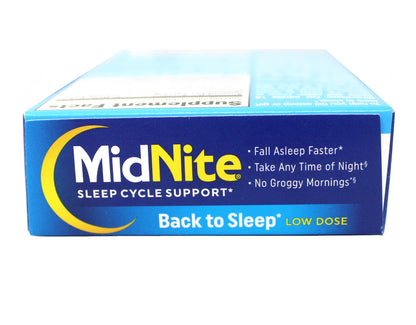 MidNite Sleep Health for Occasional Sleeplessness, 30 Chewable Cherry Tablets (Pack of 3)