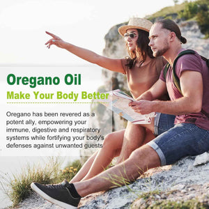 Nature's live Oil of Oregano with Black Seed Oil, 2 in 1 Oregano Supplement for Immune Health, Retains High Concentrated Carvacrol & Thymoquinone