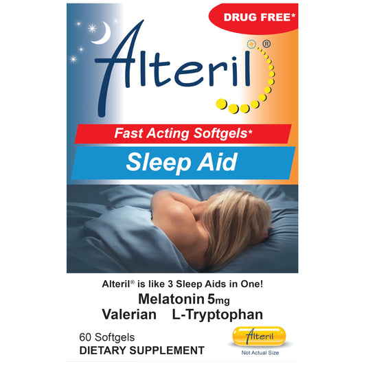 Alteril Natural Sleep Aid Soft Gel 60ct