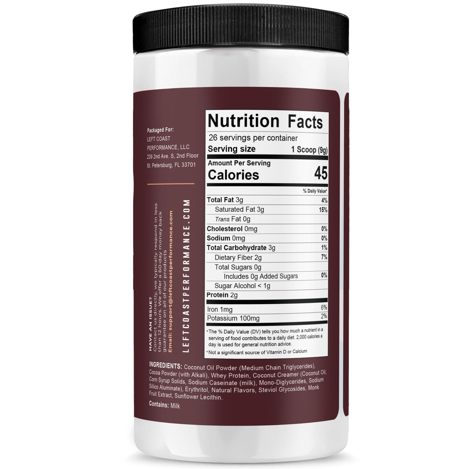 Keto Cocoa Hot Chocolate Drink Mix, 8.5oz
