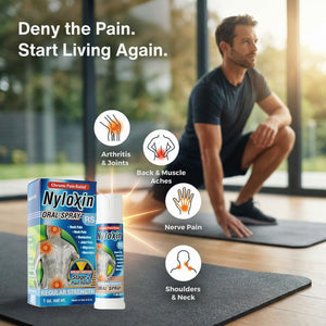 Nyloxin Oral Spray Arthritis Pain Relief, Professional Grade Pain Reliever for Back, Nerve, Knee, Foot, Muscle and Joint Pain Relief and Neuropathy Support (1 oz) (Orange Flavor) NyloxinBuy Supplements Australia