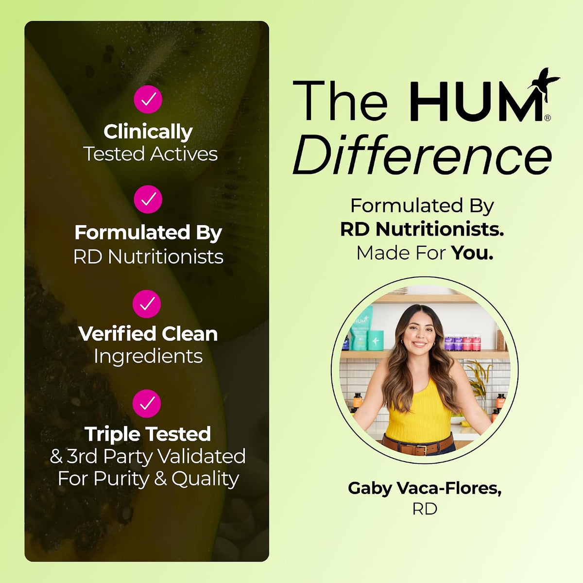 HUM Flatter Me Fiber Supplement & Flatter Me Plus Prebiotics & Probiotics