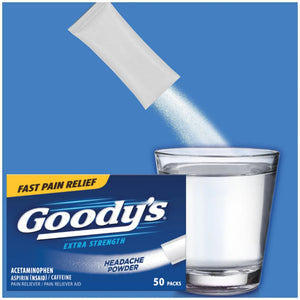 Goody's Extra Strength Headache Powders 50 ea (Pack of 6) Goody'sBuy Supplements Australia
