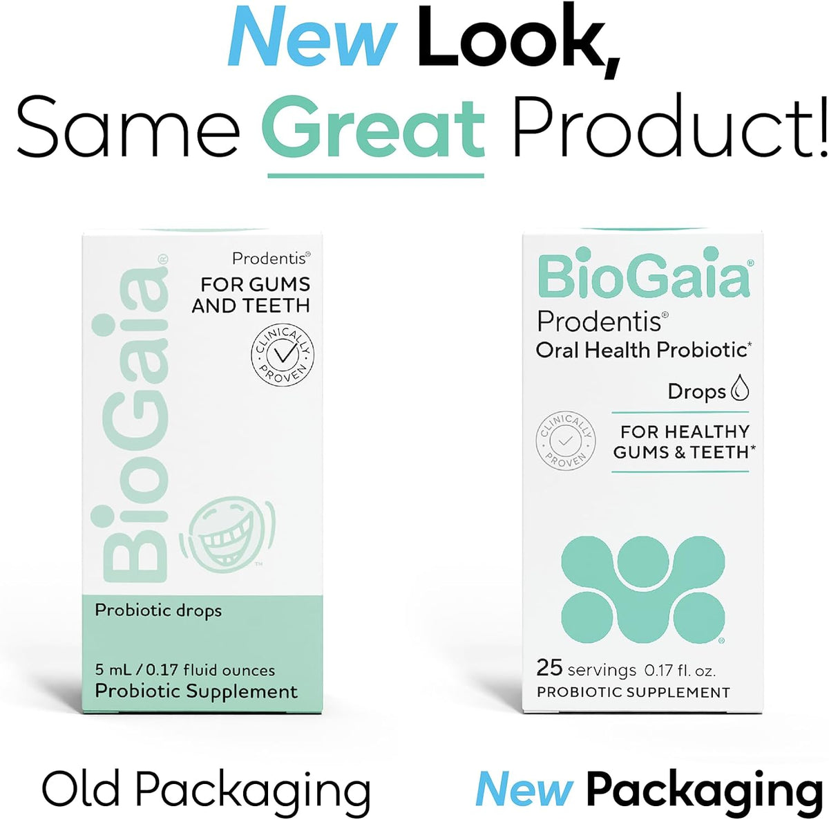 BioGaia Prodentis Oral Probiotic Drops for Teeth & Gums and Bad Breath - Dental Hygienist-Recommended - Promotes Healthy Gums & Improves Oral Health - Fights Bad Breath - Dental Probiotic 5mL