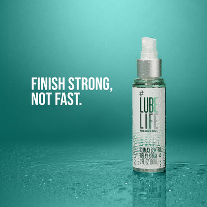 LUBELIFE Climax Control Delay Spray for Men, Stamina Enhancing, 2 Fl Oz