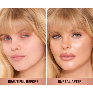 Charlotte Tilbury Unreal Skin Tint & Sheer Glow Hydrating Foundation Stick - Cream Foundation Makeup with Sheer-to-Light Coverage & a Buildable Formula - Blurring, Smoothing & Nourishing - 3 Fair Charlotte TilburyBuy Supplements Australia